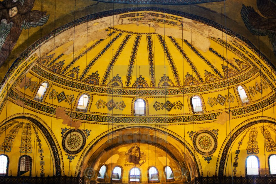 Софийский собор в Константинополе интерьер