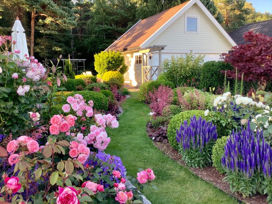 Сад Людмилы Слуцкой в Норвегии
