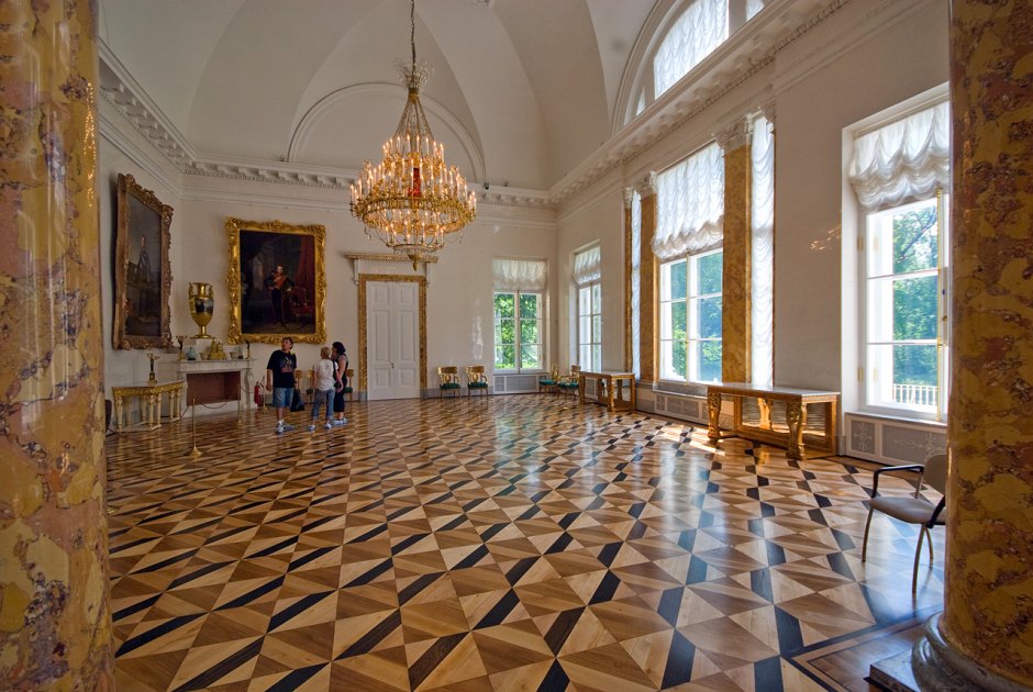 Елагин дворец бальный зал