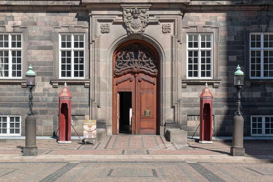 Кристиансборг дворец внутри