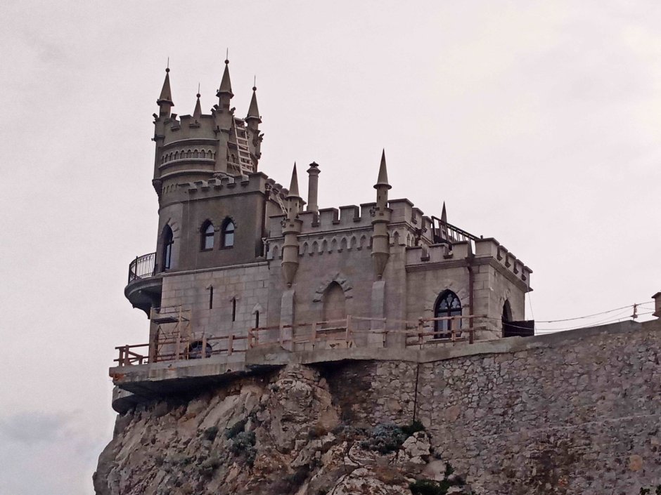 Генуэзская крепость, Судак, Крым силуэт