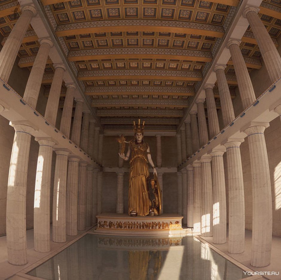 Храмы и статуи Афины
