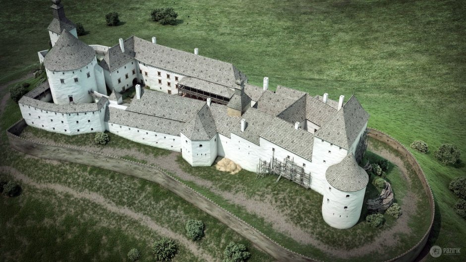 Шато Гайар замок реконструкция