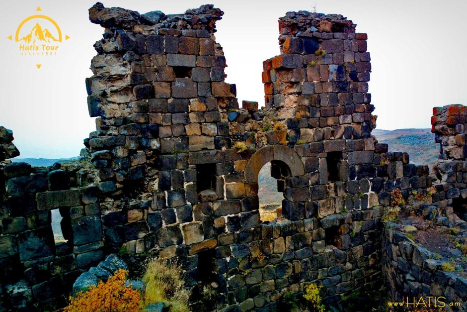 Крепость Амберд - Ереван зима