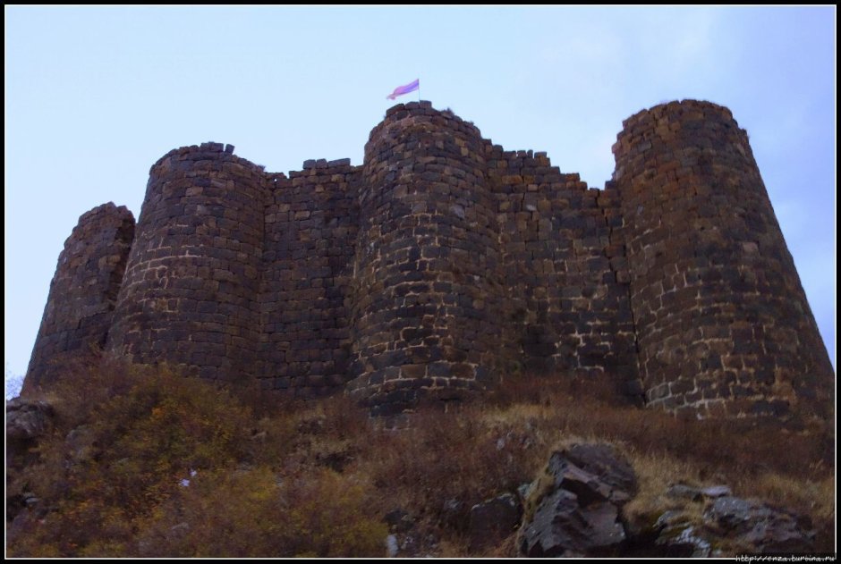 Гора Арагац крепость Амберд