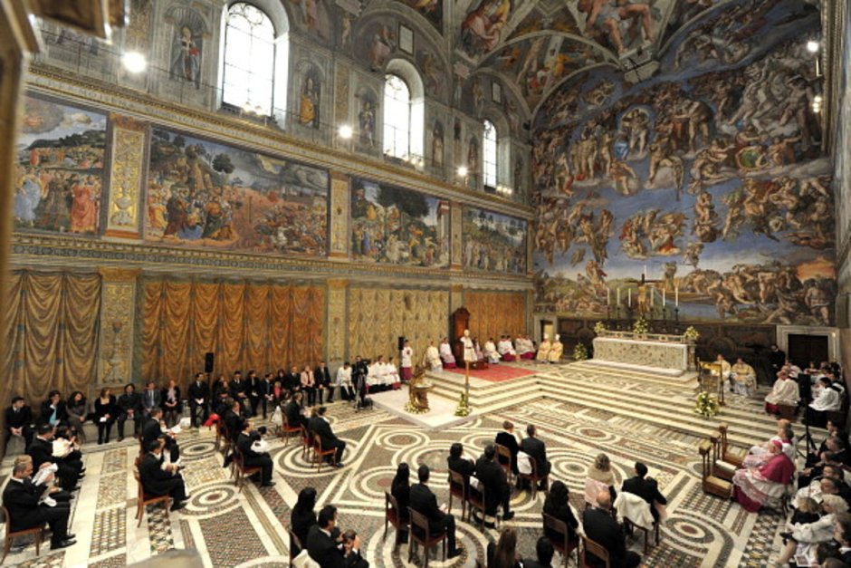Зал для Аудиенция папы Римского Ватикан 1964-1971