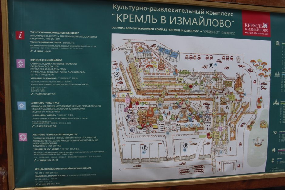 Панорама Измайловский Кремля Москва