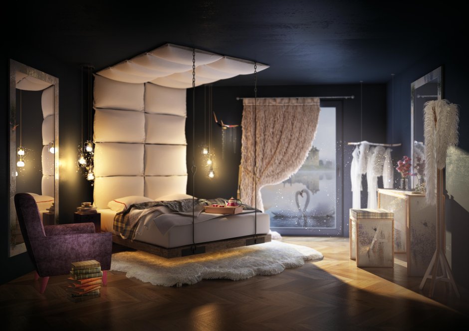 Спальня в фантастическом стиле