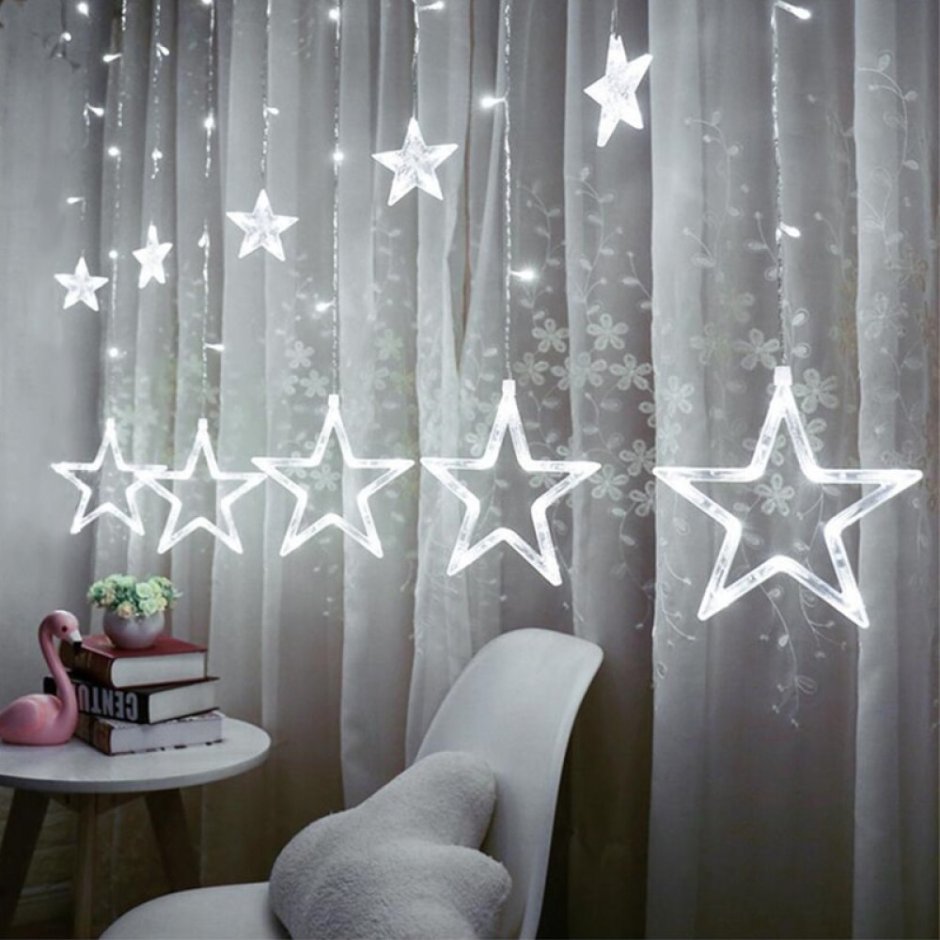 Светодиодная гирлянда звезды Five-Pointed Star