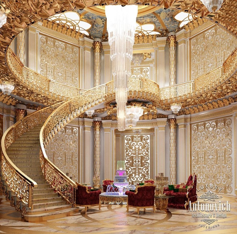 Luxury Mansion Interior спальни