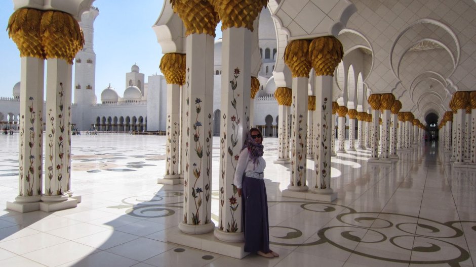 Мечеть шейха Зайда Абу-Даби Elisabeth r