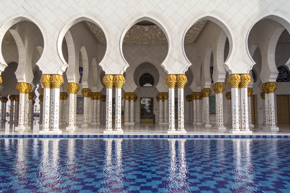 Арабские эмираты мечеть в Абу Даби