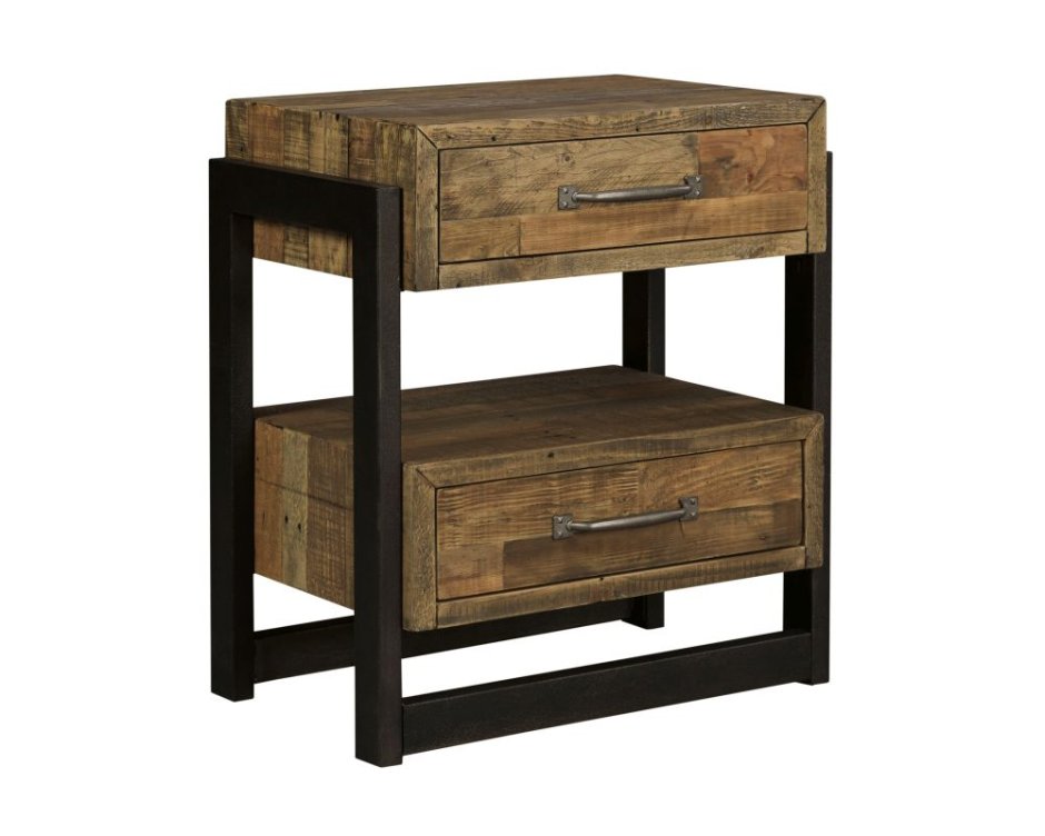 Прикроватная тумба Cortez Charcoal Floating Nightstand