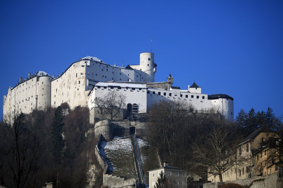 Крепость Хоэнзальцбург Австрия
