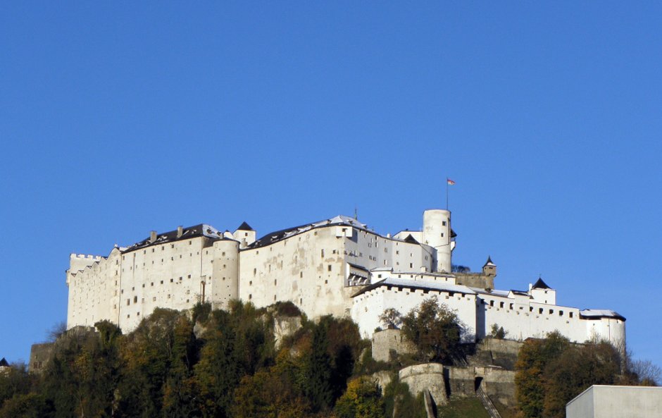 Австрия Зальцбург крепость Хоэнзальцбург
