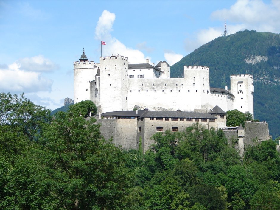 Замок Зальцбург Австрия