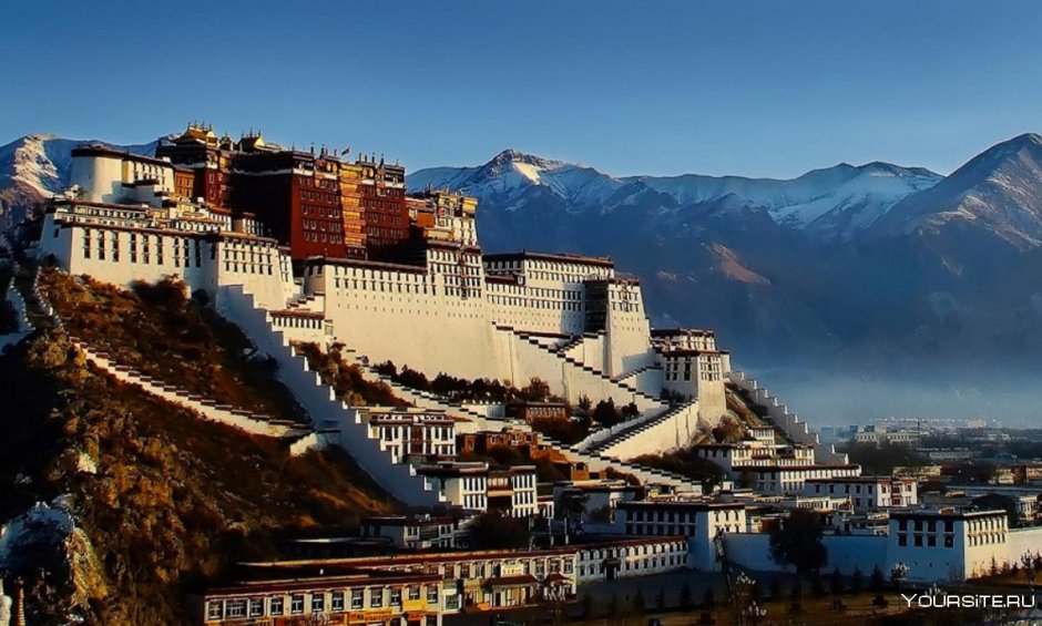 Китай Тибет дворец Потала