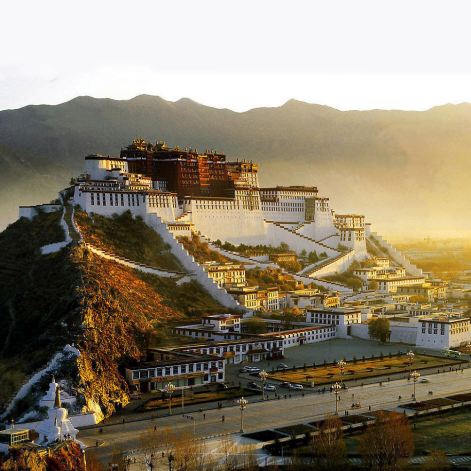 Дворец Потала в тибетском автономном районе