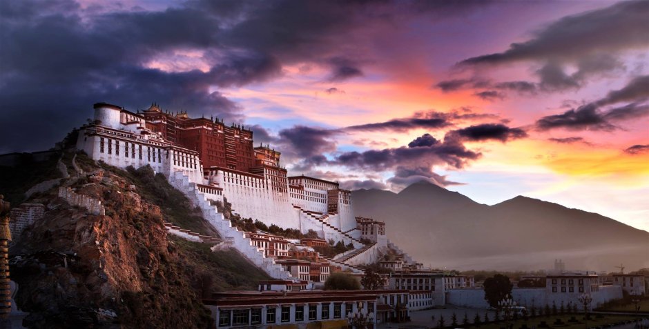 Лхаса город в Тибете