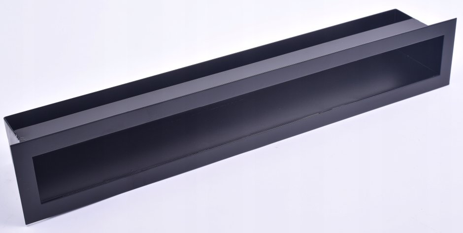 Вентиляционная решетка Kratki Luft 90x800 мм. Графитовая
