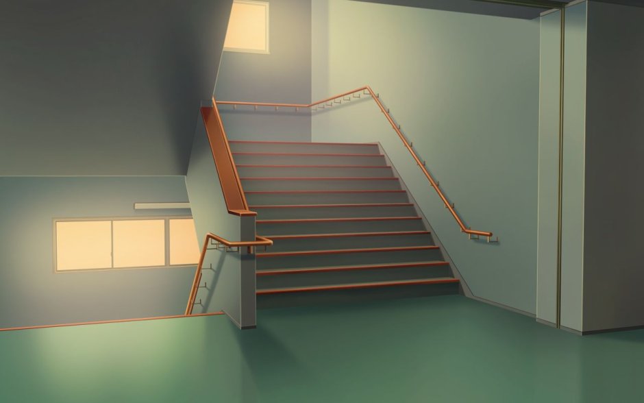 Лестница в доме вектор