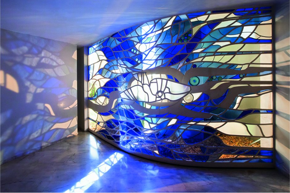 Витражи в интерьере