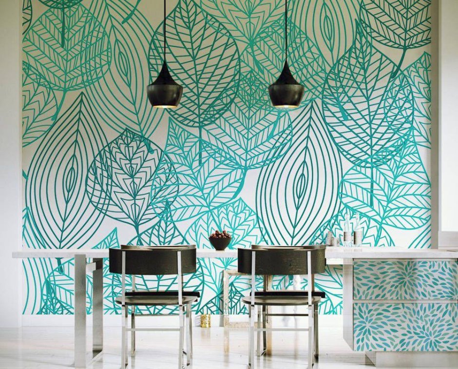 Геометрические принты в интерьере