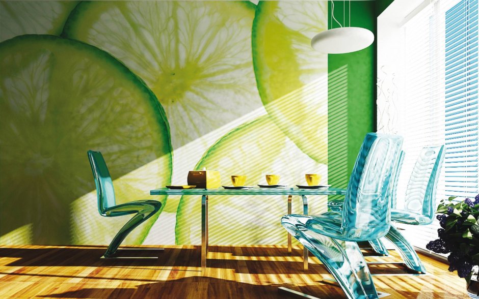 Растительная роспись стен