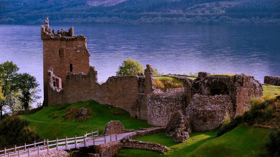 Замок хайленд Шотландия
