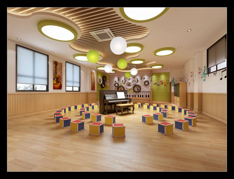 Музыкальная комната в детском саду