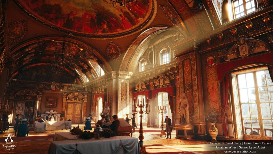 Спальня Людовика 14 в Версале