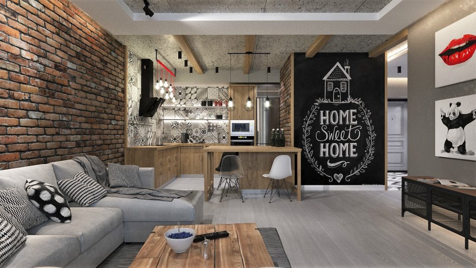 Loft интерьер