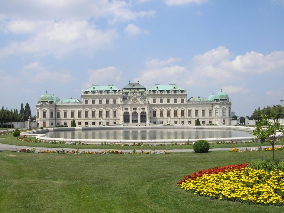 Бельведерский дворец в Вене план
