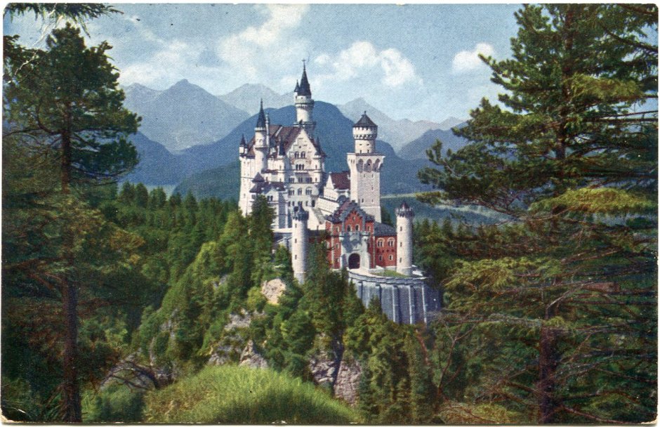 Замок немецкий нойшванштайн