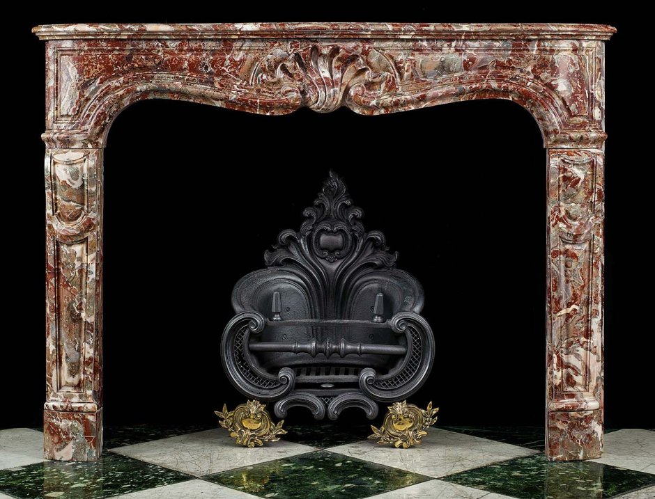 Antique Rococo Fireplace