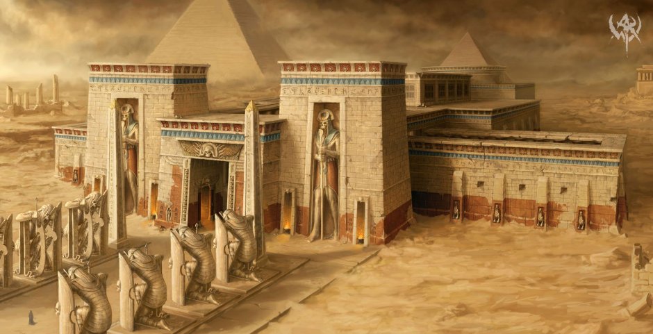 Дворец фараона в древнем Египте