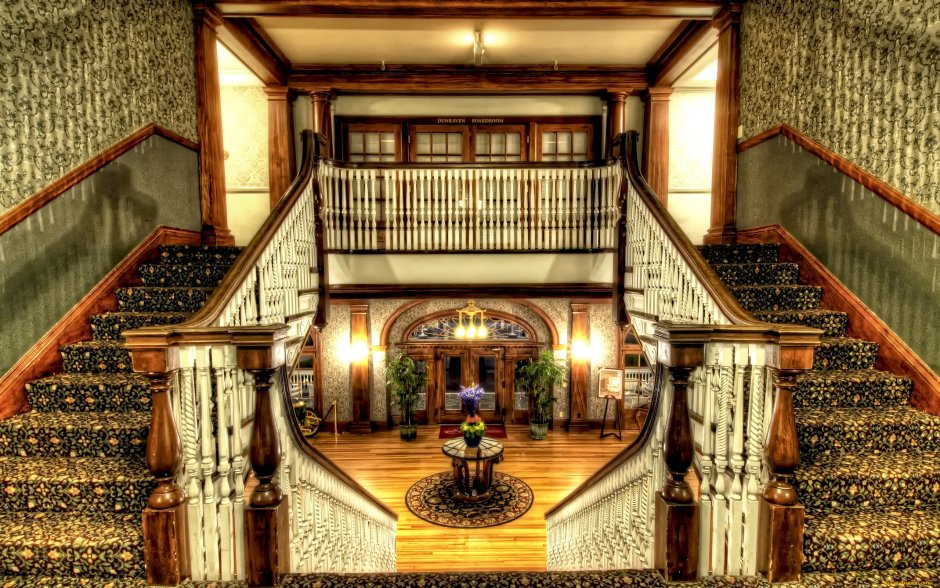 Отель Стэнли, Колорадо внутри лестница