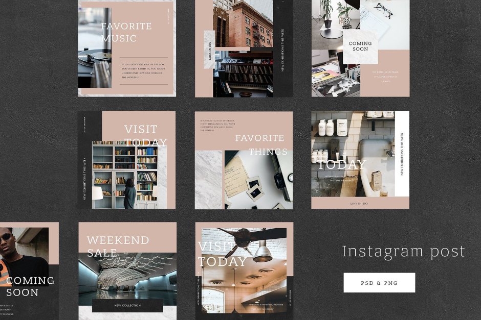 Instagram Template Interior
