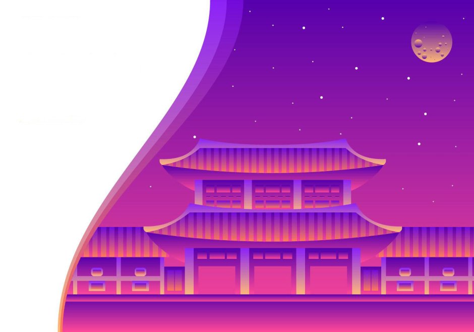 Gyeongbokgung Palace vector