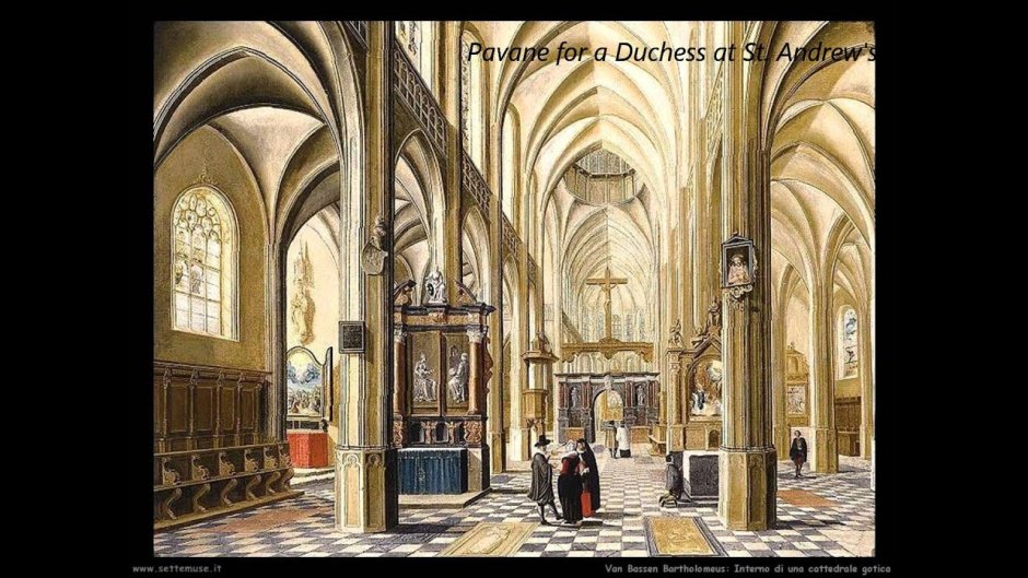 Готика интерьер собора