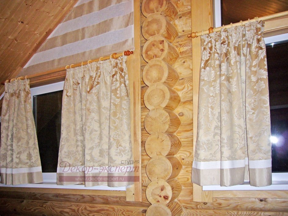 Шторы в баню