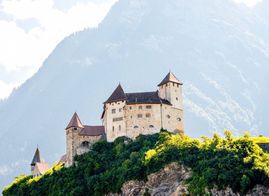 Замок Гутенберг в Лихтенштейне внутри