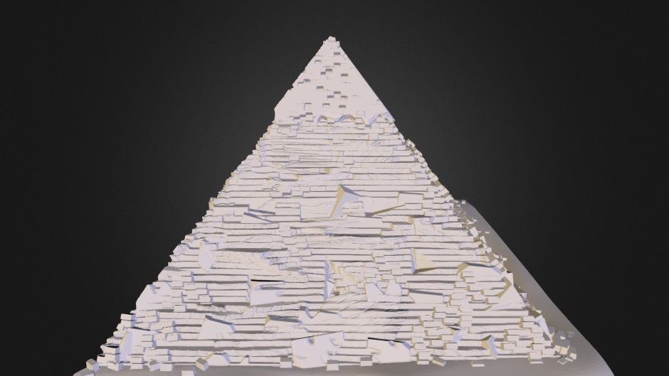 3д пирамида Хеопса