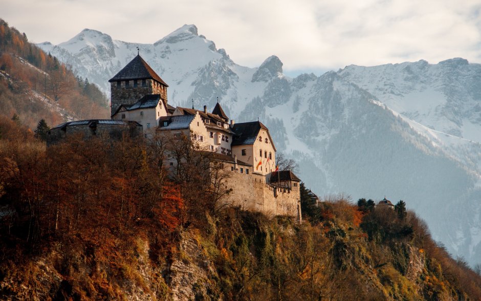 Замок Вадуц Лихтенштейн