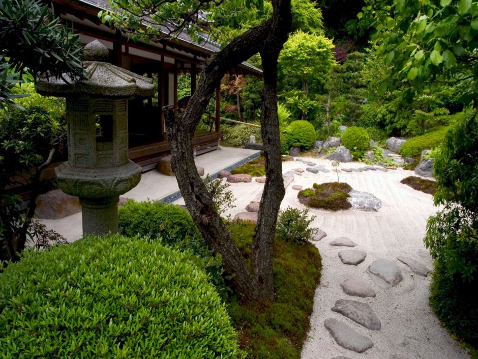 Коичи Курису ландшафтный дизайнер его сады