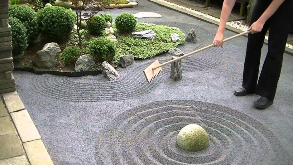 Сад камней Япония дзен