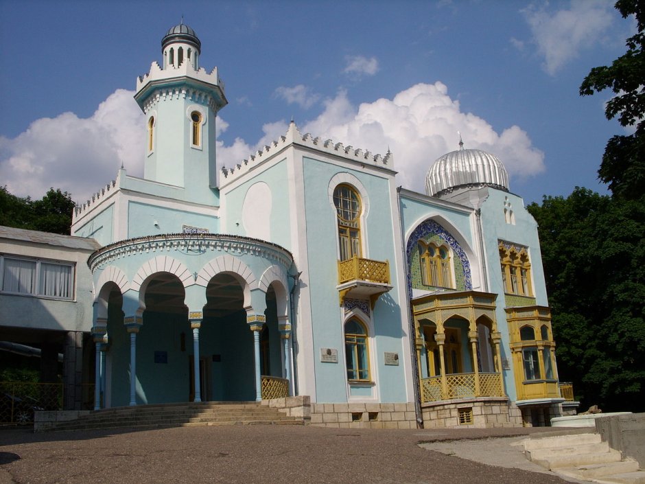 Курортный парк Железноводск дворец Эмира Бухарского