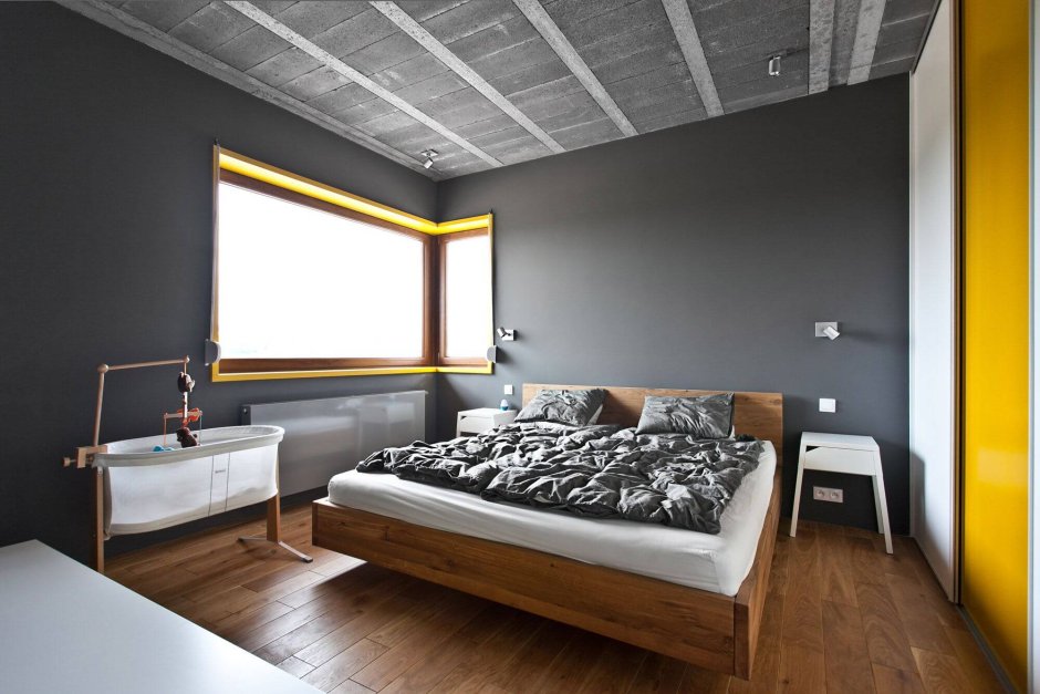Мебель для спальни серого цвета