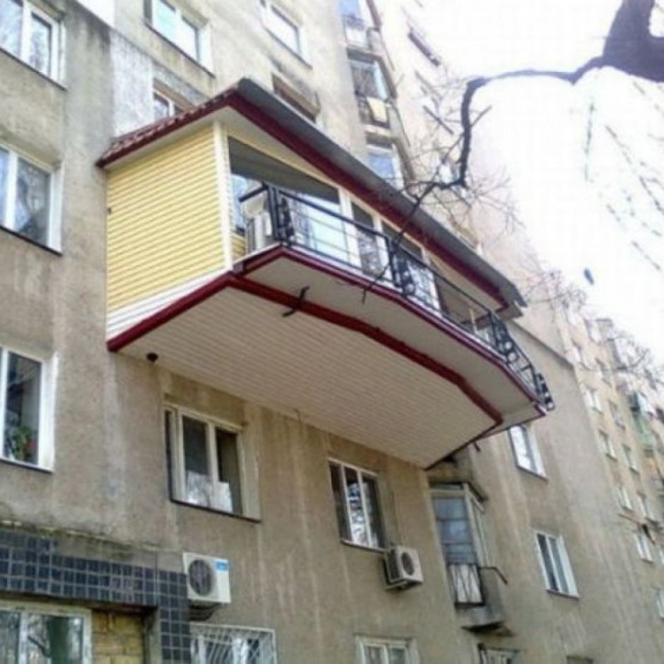 Пристроенные балконы