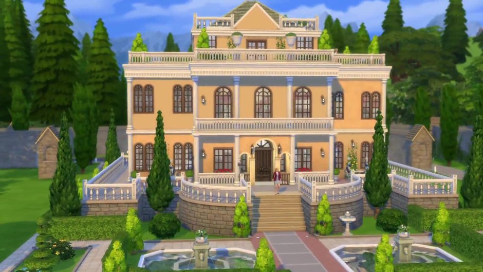 SIMS 4 особняк Королевский